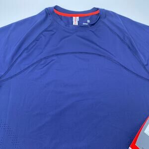 G/Fore Mens Large Navy Blue Operative Crewneck Vented Short Sleeve T-Shirt NWT